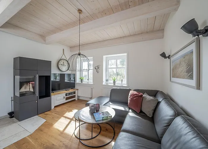 別荘 Reetdachidylle Am Deich - Charmante Doppelhaushaelften